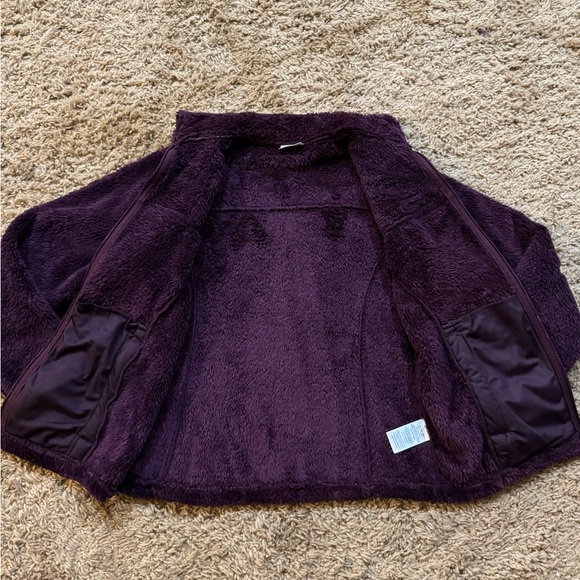 NWOT Women’s Columbia Cloudy Day Plush Purple Fleece Jacket - Picture 3 of 4